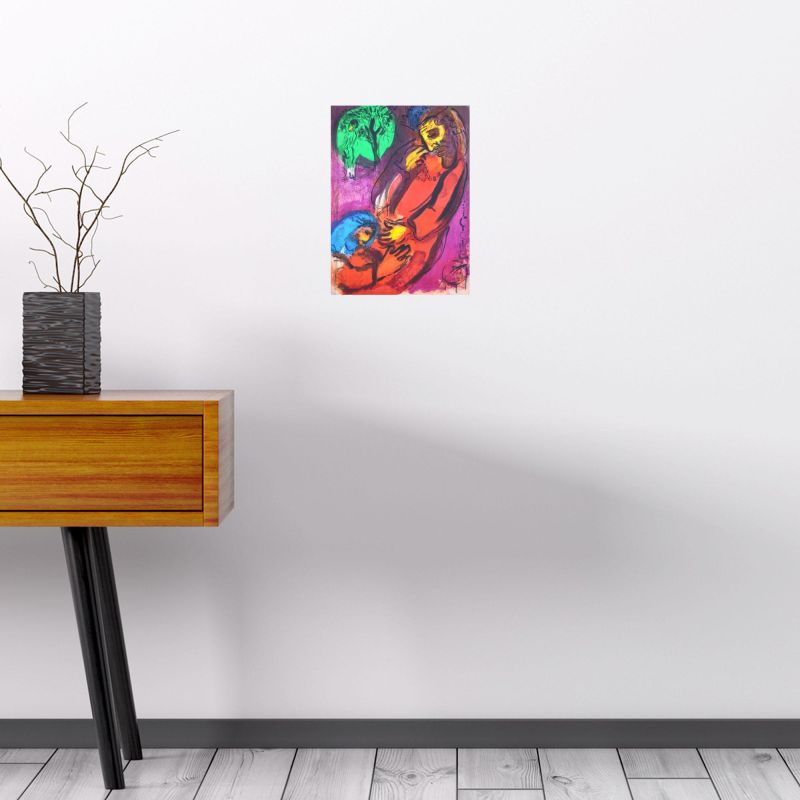 David et Absalon (Lithograph) - Marc CHAGALL