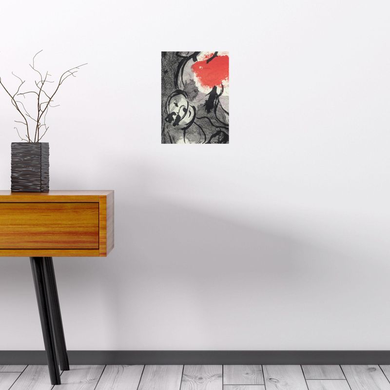 Daniel avec les lions  (Les Proph&egrave;tes) (Lithograph) - Marc CHAGALL