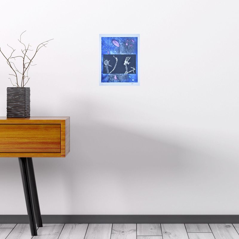 Les Voix (Radierung und Aquatinta) - Roberto  MATTA