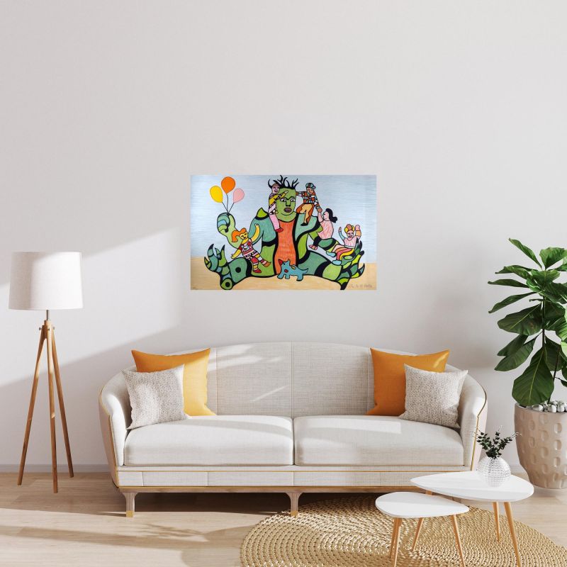 M&eacute;chant M&eacute;chant (Farblithographie) - Niki DE SAINT PHALLE