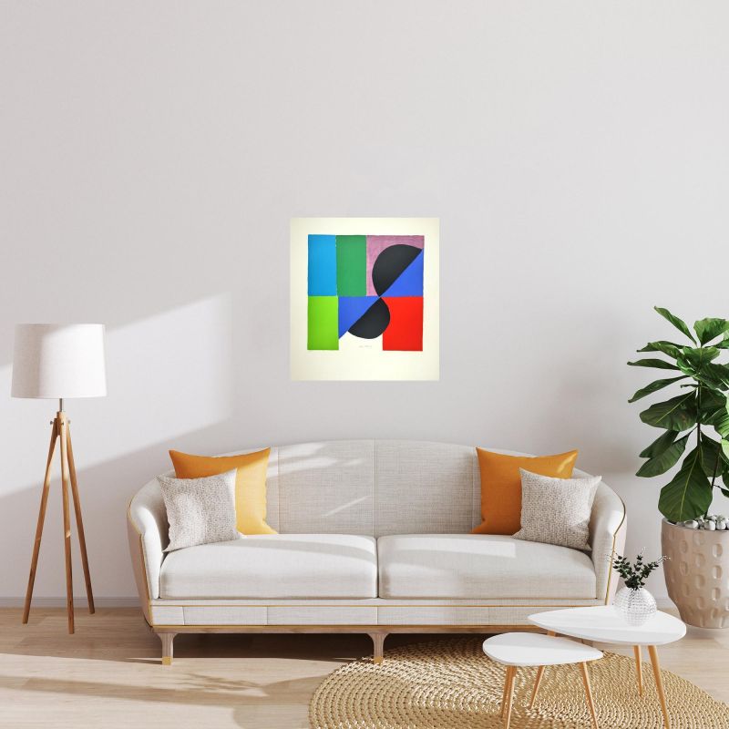 Morgen-Nocturne (Farblithographie) - Sonia DELAUNAY