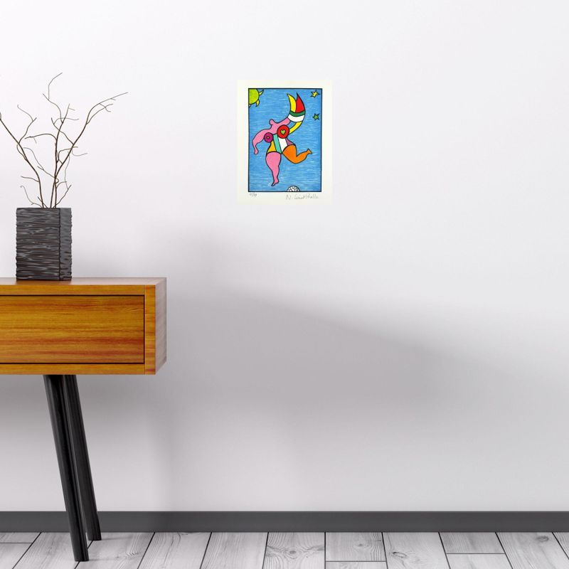 Nana arc-en-ciel (Farblithographie) - Niki DE SAINT PHALLE